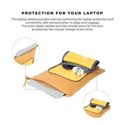 Tech Pro Vegan Leather Laptop Case