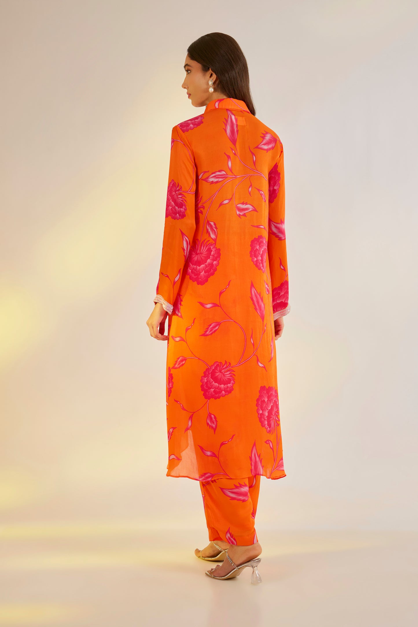 Orange Floral Coord Set | Ewoke at Broadway