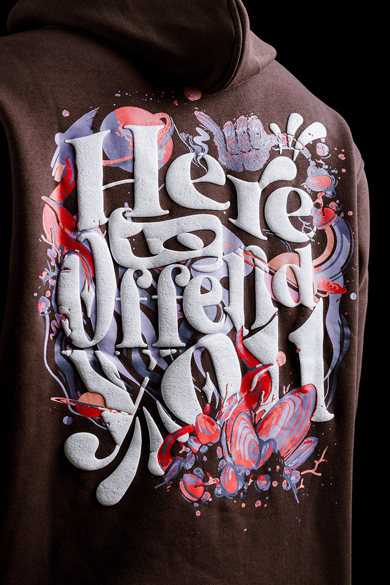 PurplFrog - AUTHENTICITY OVER APPROVAL HOODIE