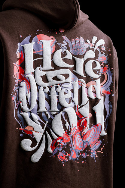 PurplFrog - AUTHENTICITY OVER APPROVAL HOODIE