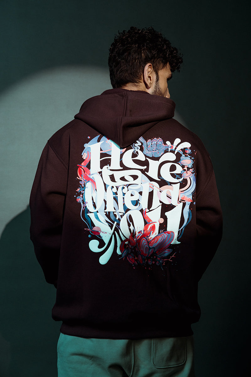PurplFrog - AUTHENTICITY OVER APPROVAL HOODIE