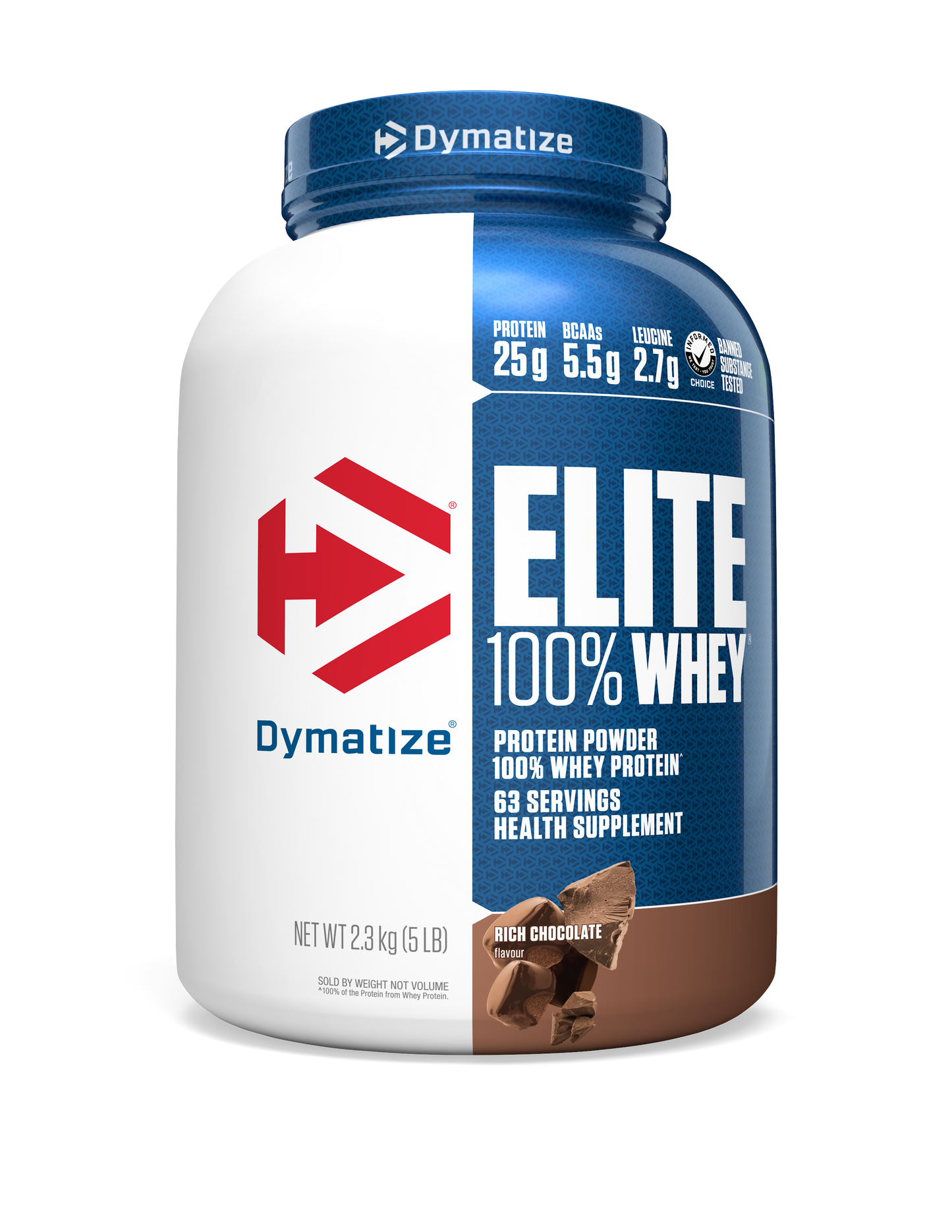 Dymatize Elite 100% Whey Protein 5lb Rich Chocolate