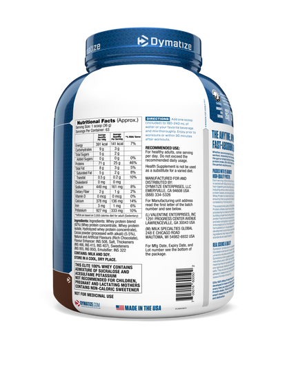 Dymatize Elite 100% Whey Protein 5lb Rich Chocolate