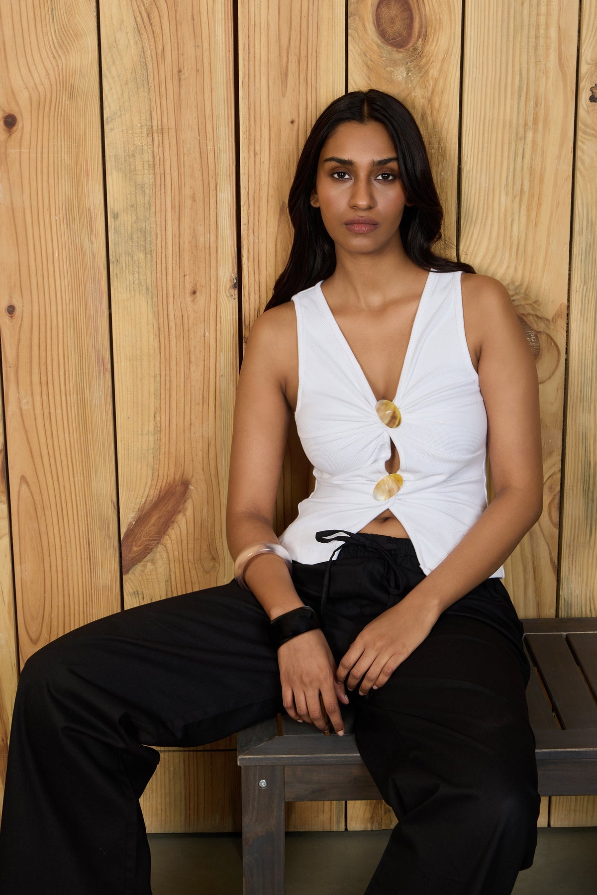 Evia Top - White