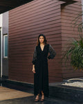 Black Georgette Evening Dress | Ewoke at Broadway