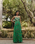 Blue Embroidered Maxi Dress | Ewoke at Broadway