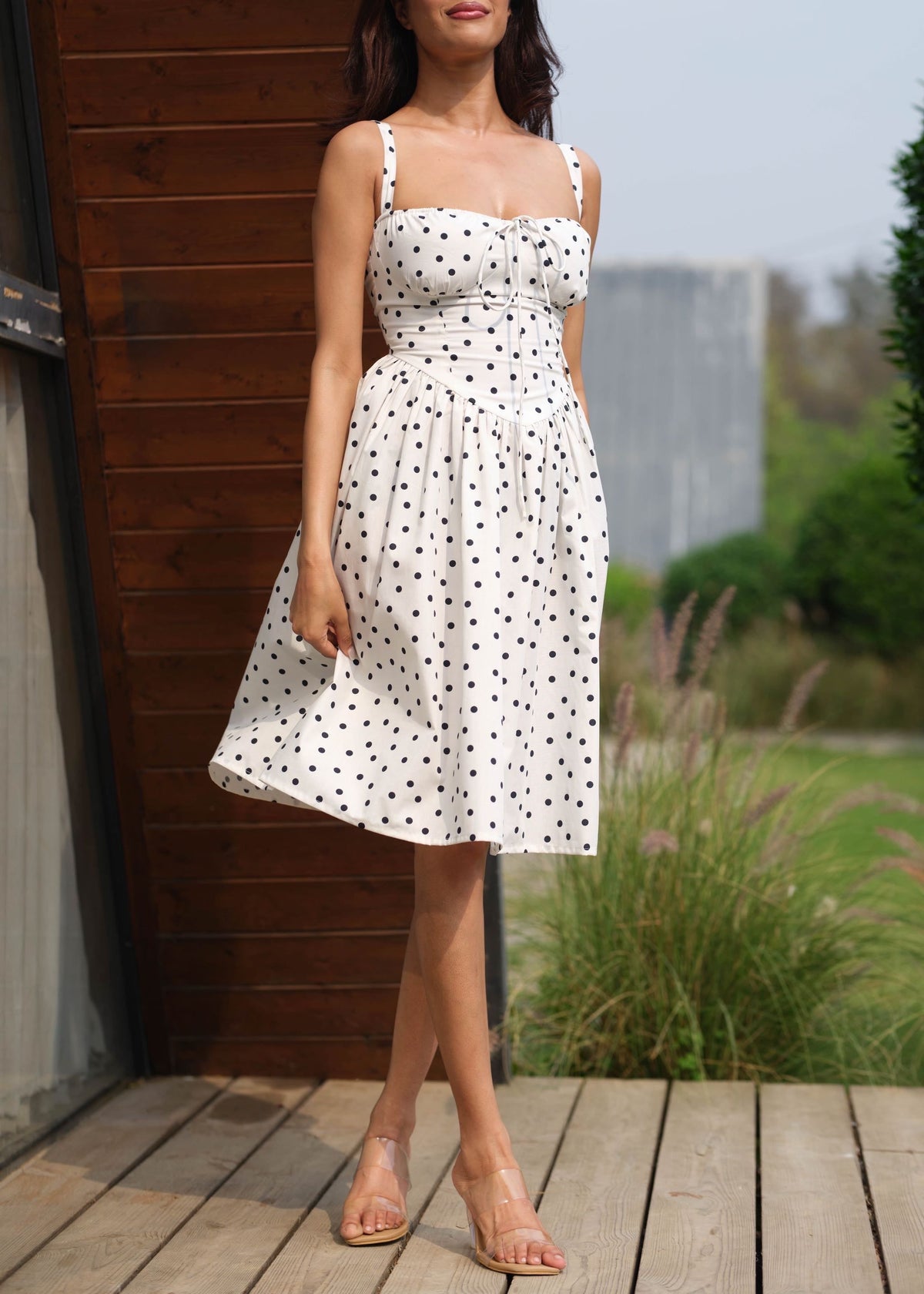Polka summer dress