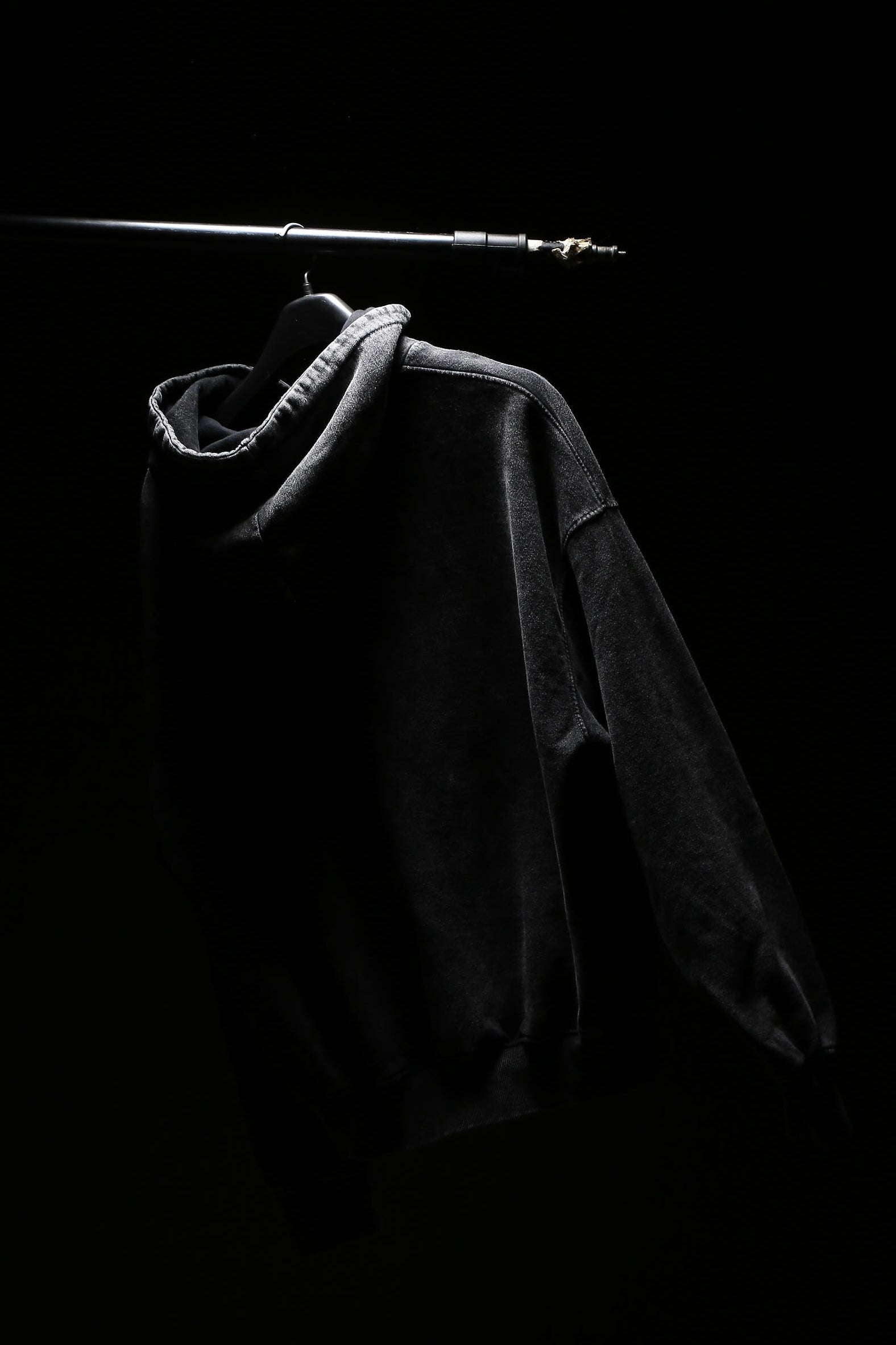 Acid Wash Grey Hoodie