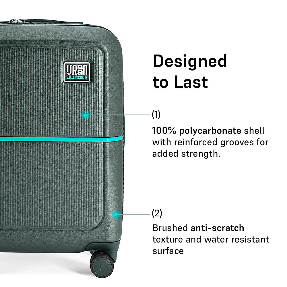 Cabin Hard Luggage -Forest Green-Cabin | Urban Jungle at Broadway