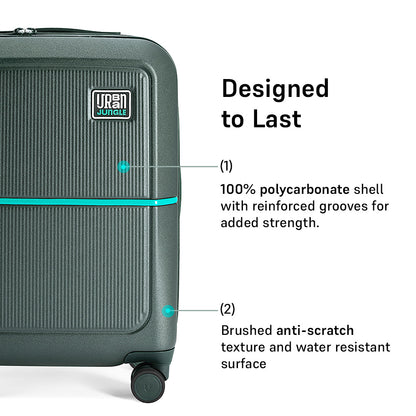 Cabin Hard Luggage -Forest Green-Cabin | Urban Jungle at Broadway