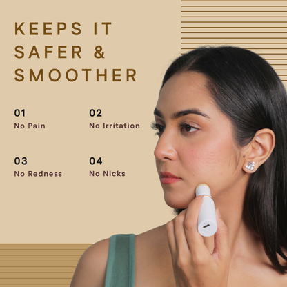 Face Trimmer | Painless Facial Hair Removal Tool With 3D Cutting Technology | Winston at Broadway