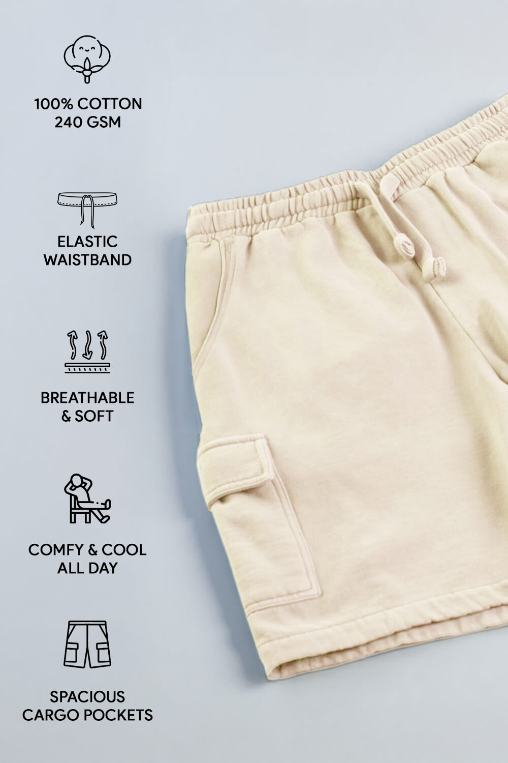 Relaxed Cargo Shorts