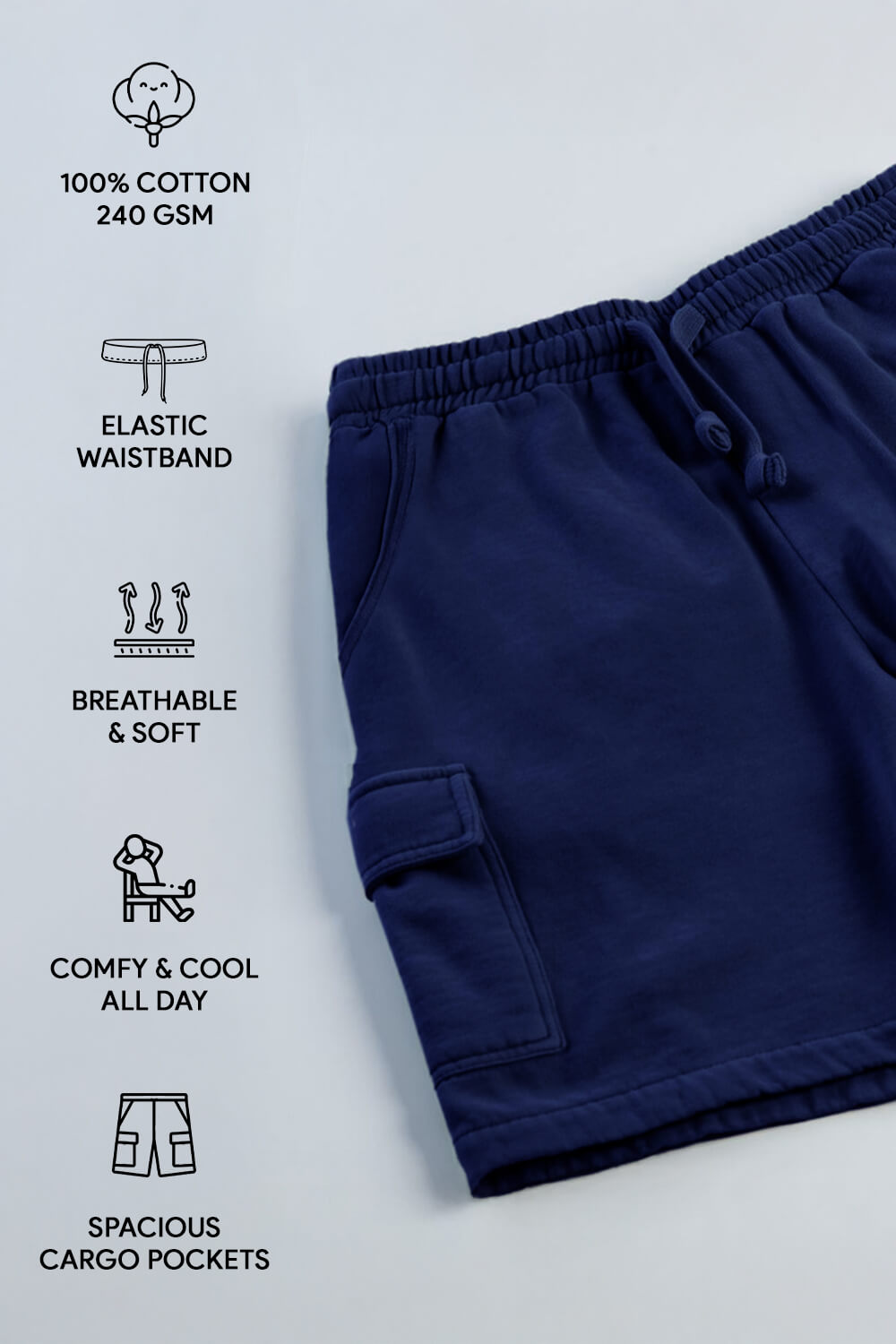 Relaxed Cargo Shorts