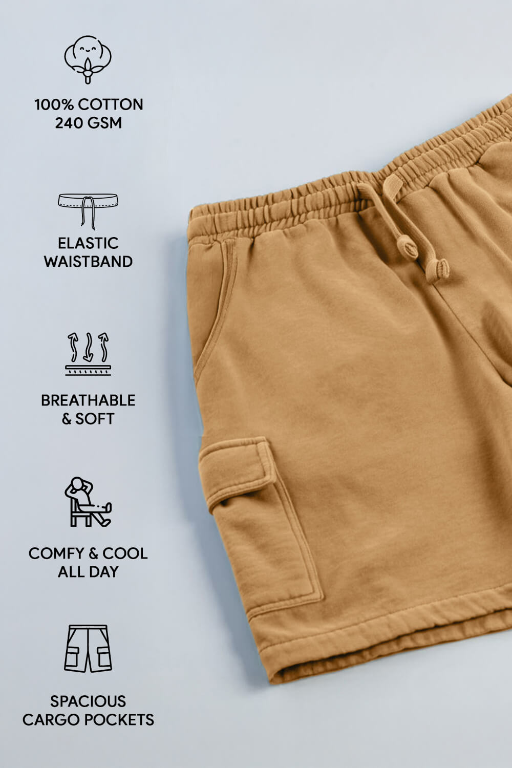 Relaxed Cargo Shorts