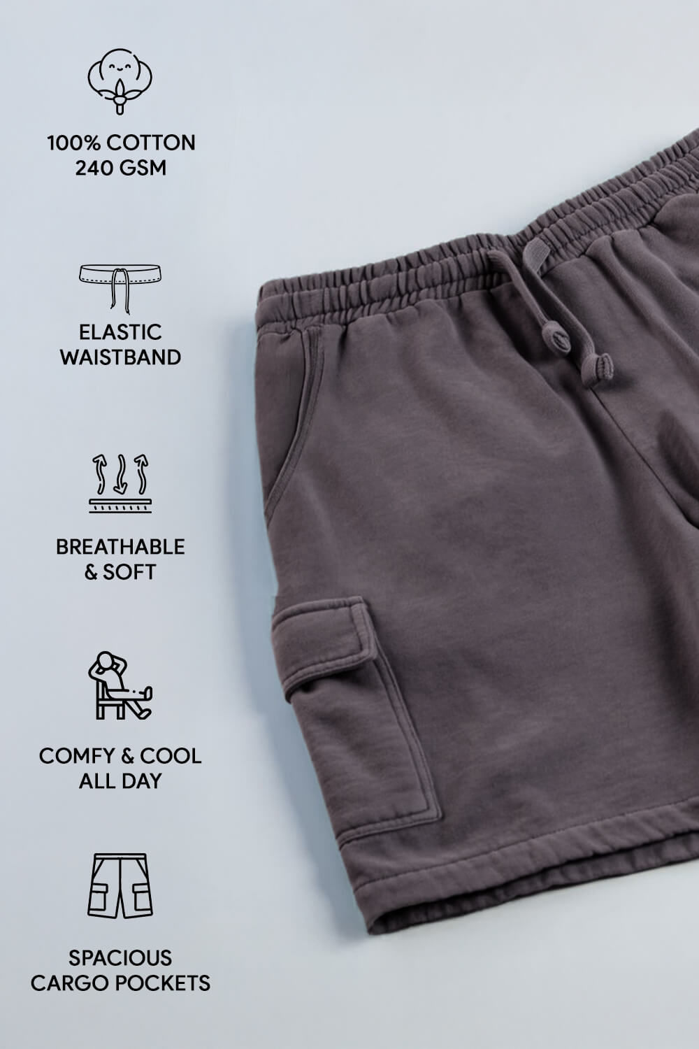 Relaxed Cargo Shorts