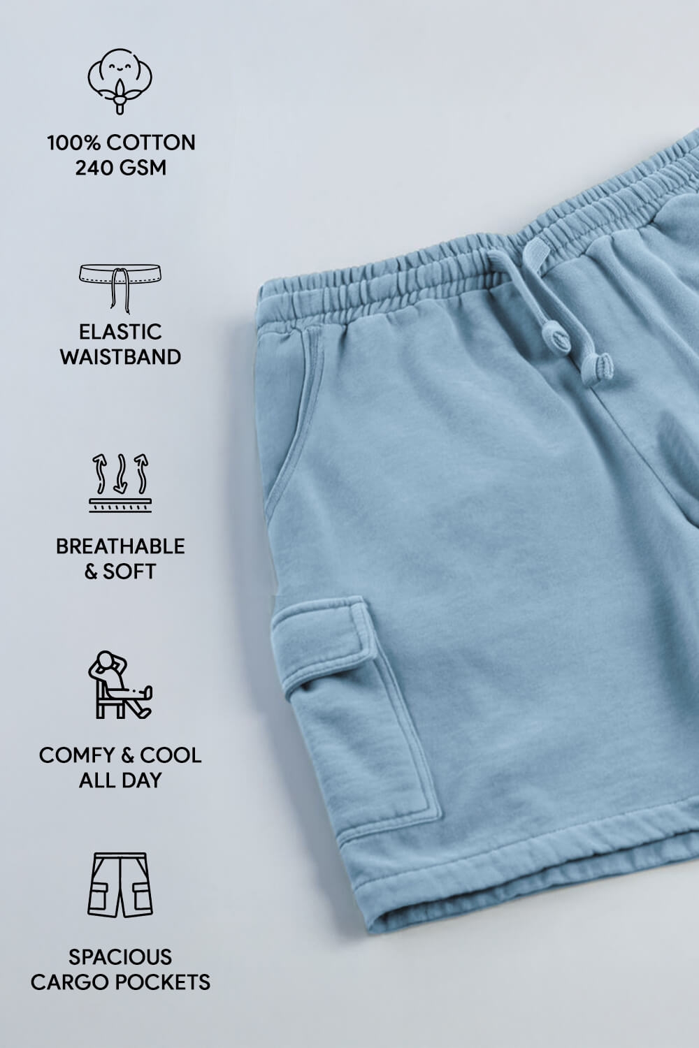 Relaxed Cargo Shorts