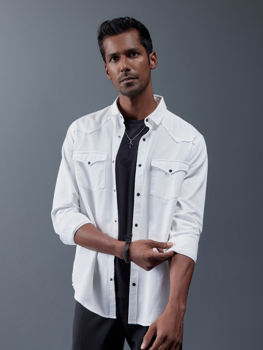 KOW-CC02-R-0041 SHIRTS White 44 Sleeve