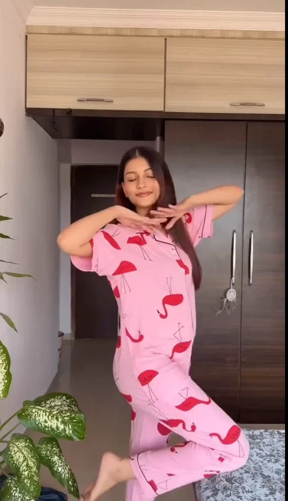 Flamingo Pyjama Set