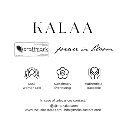 Handcrafted Crochet Marigolds Festive Flower Box | The Kalaa Store at Broadway