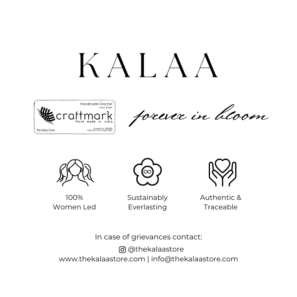 Handcrafted Crochet Marigolds Festive Flower Box | The Kalaa Store at Broadway