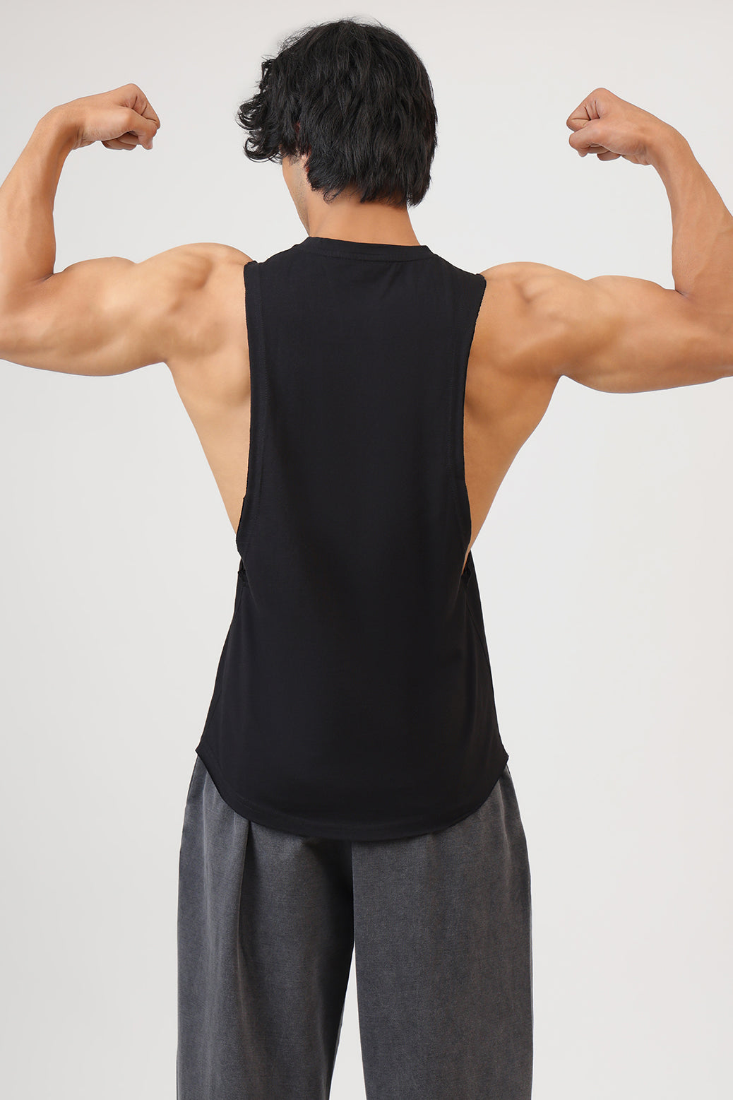 Fortis Deep Arm Tank Black