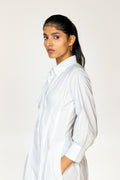 White Pleated Shirt Dress | Past Modern at Broadway