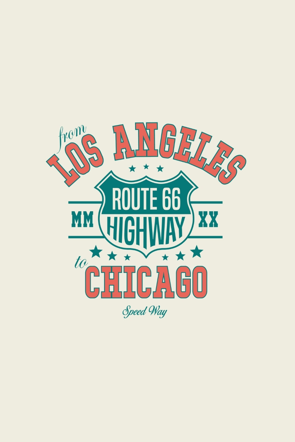 From Los Angeles To Chicago Premium T-Shirt