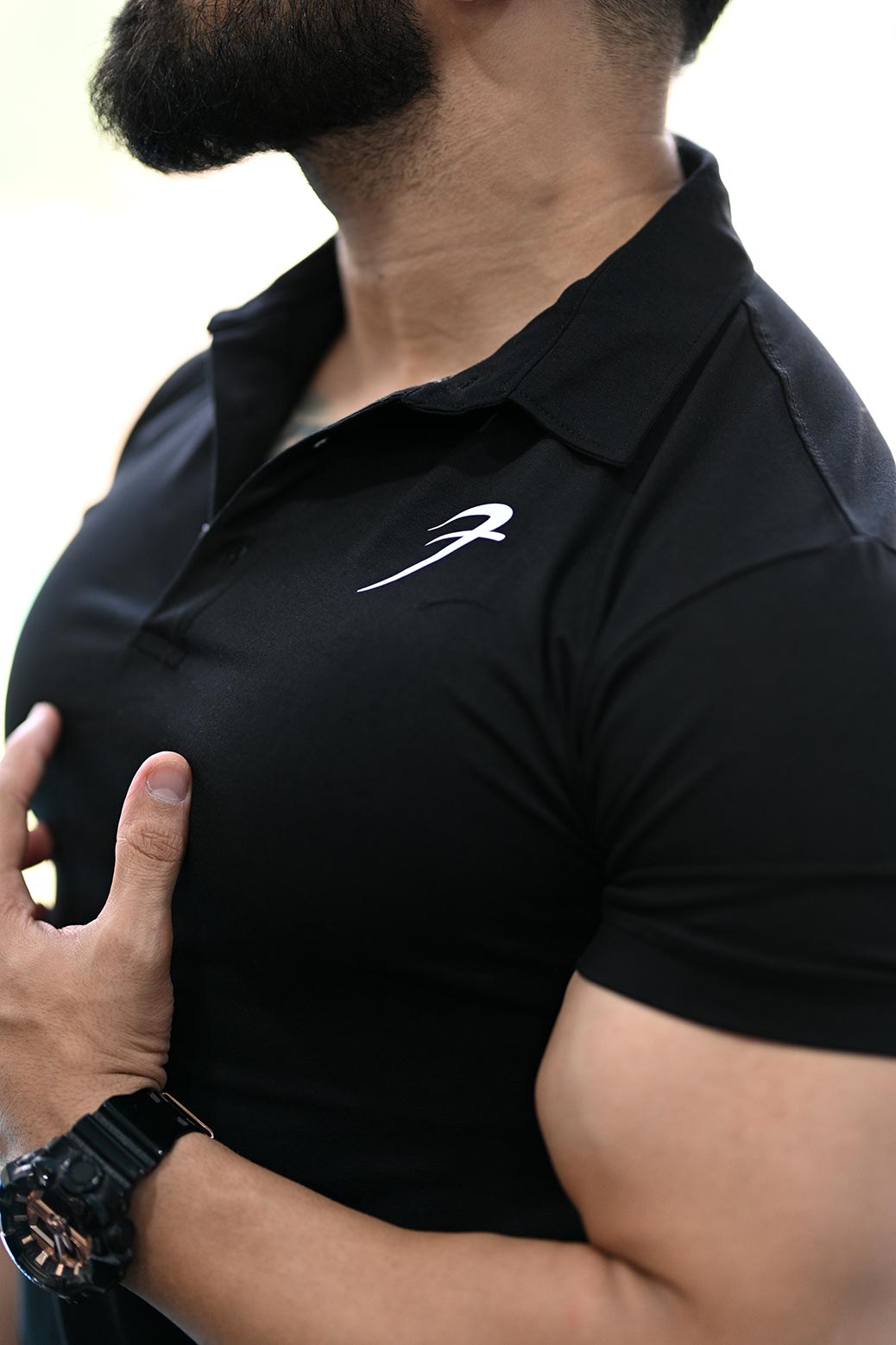 Polo T-shirt Black