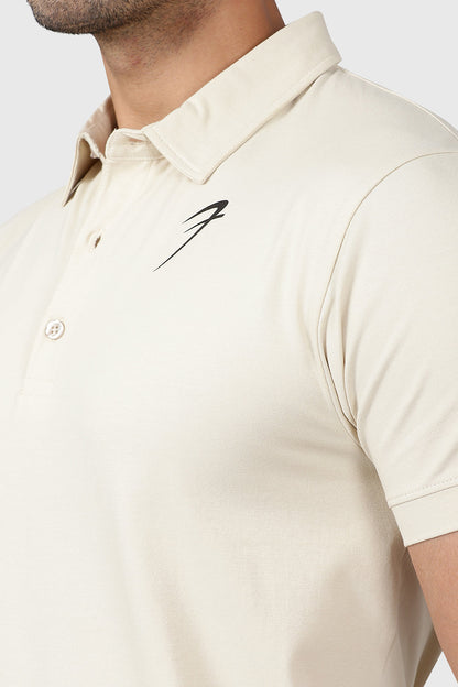 Polo T-shirt Beige