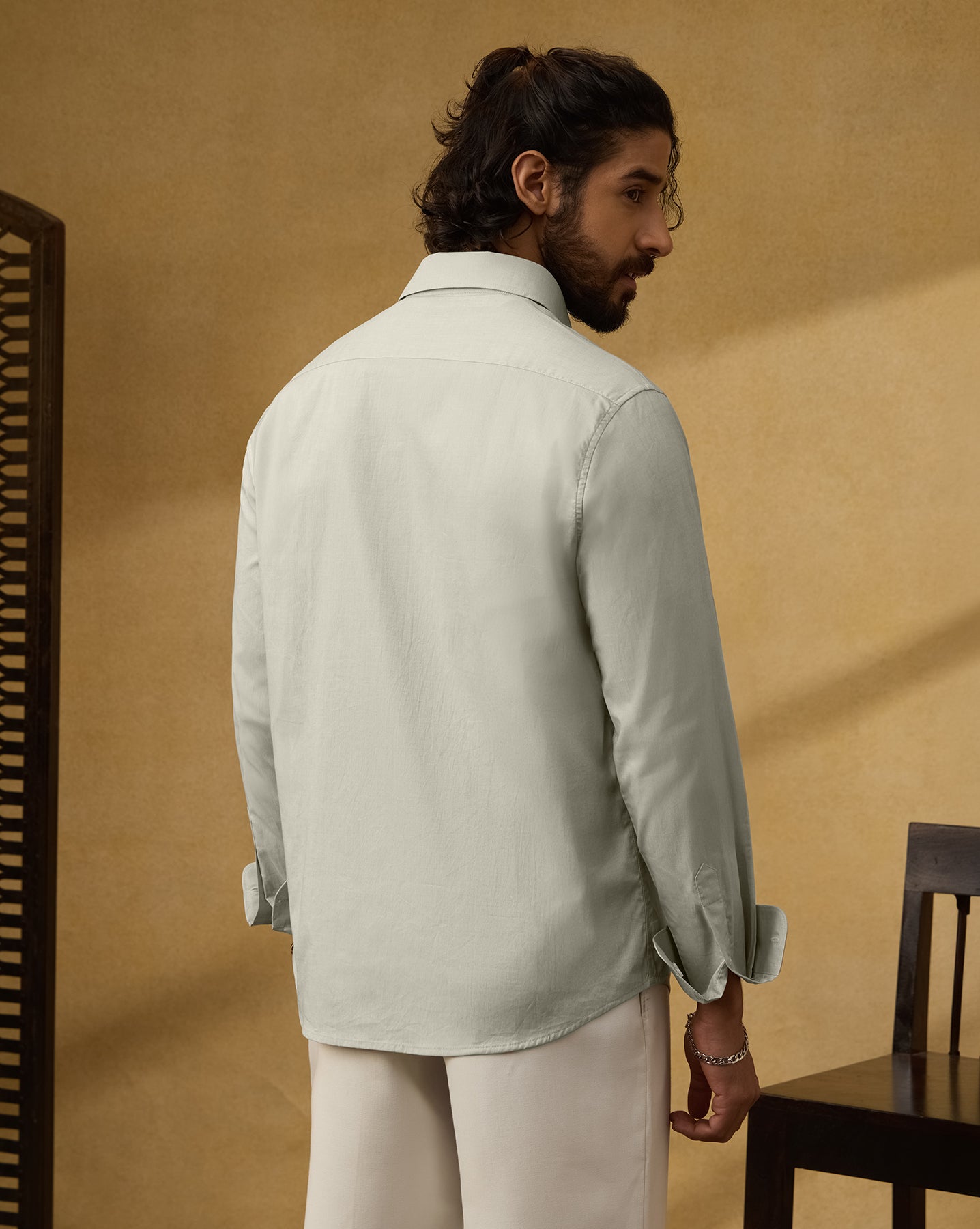 The Pinpoint Oxford Shirt Light Green