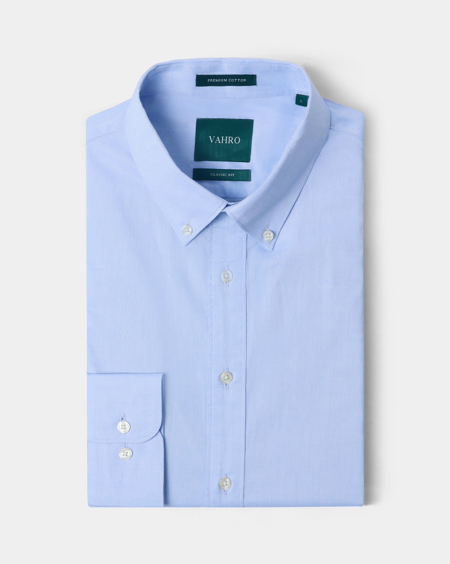 The Pinpoint Oxford Shirt Sky Blue