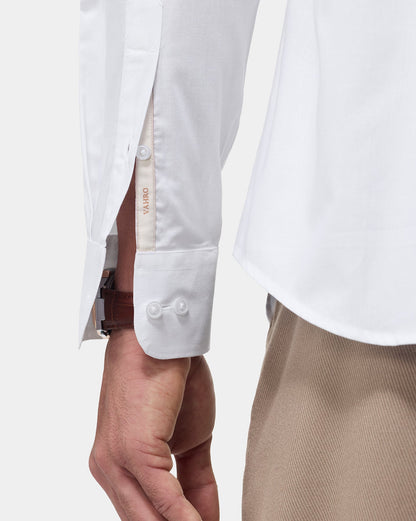 The Pinpoint Oxford Shirt White
