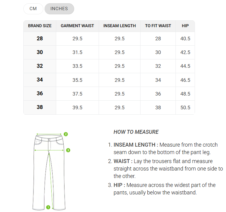 Size Guide