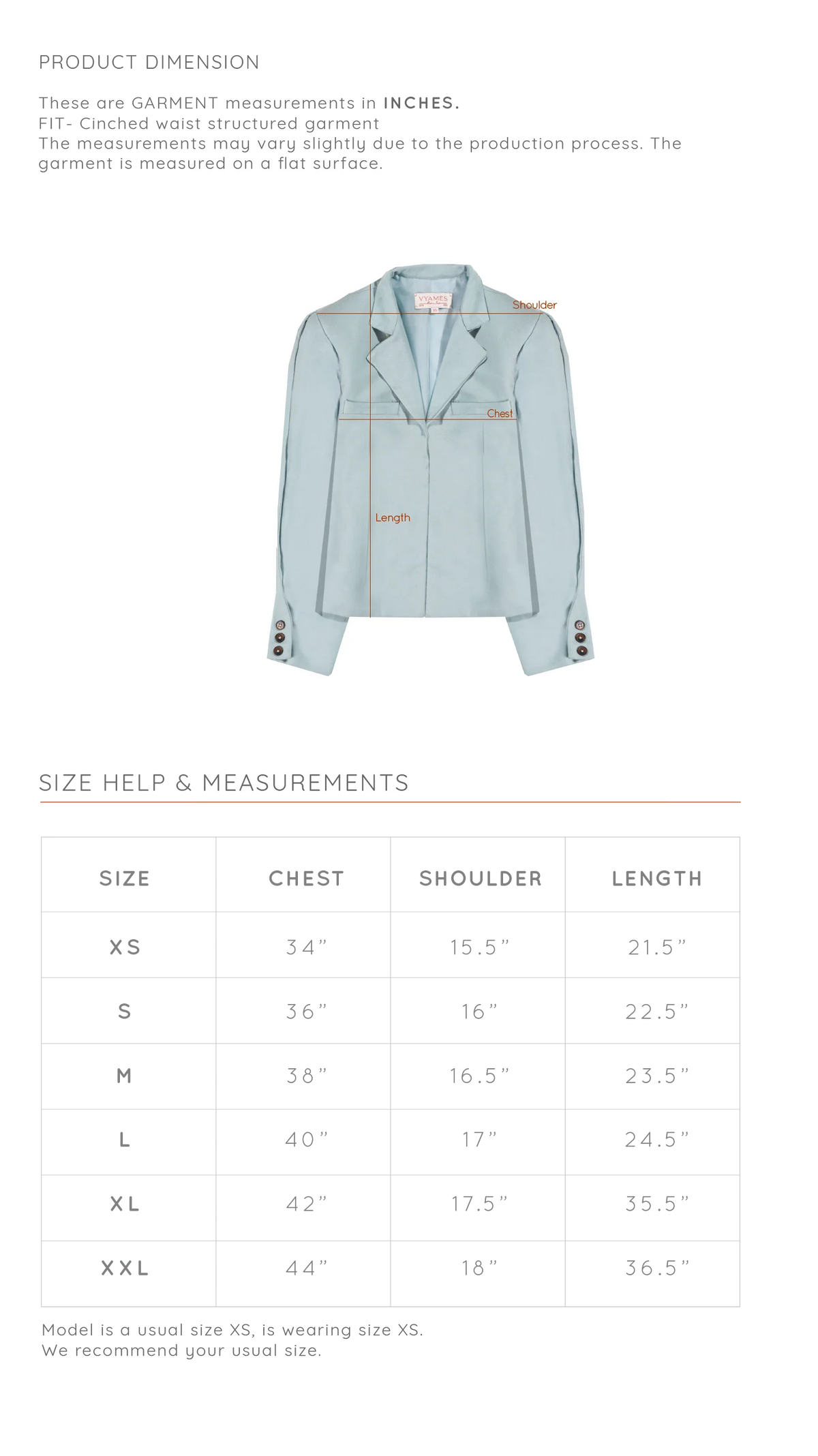 Size Guide