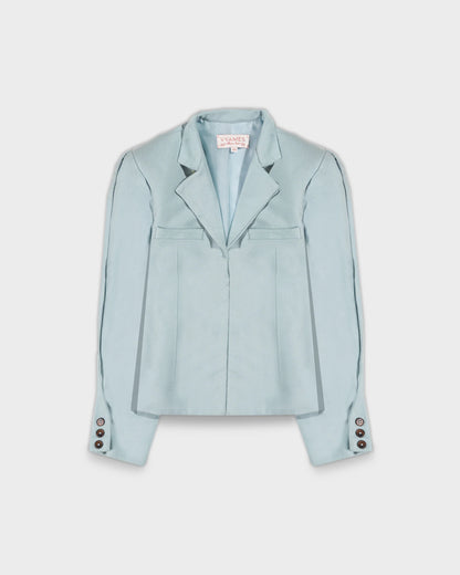 Ice Blue Gameboard Blazer