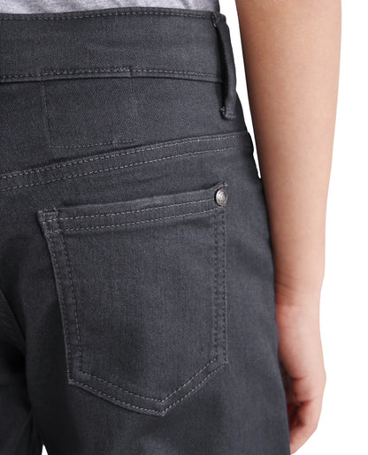 Rare Ones Kids Gavin Grey Cotton Blend Shank Button Closure Regular Fit Jeans
