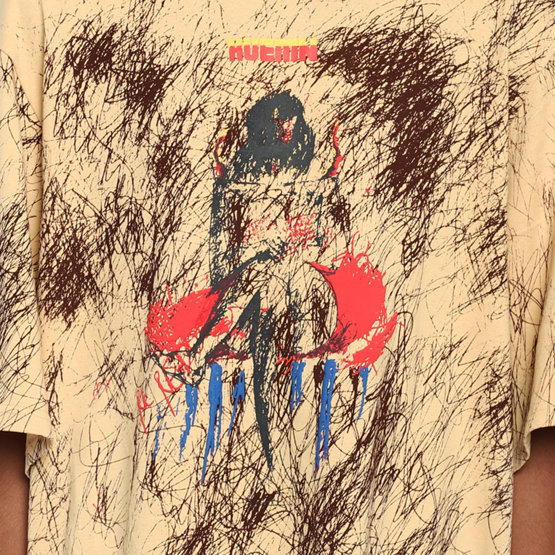 GC-06 T-shirt (Beige) | Huemn at Broadway