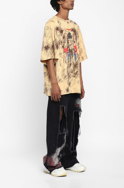 GC-06 T-shirt (Beige) | Huemn at Broadway