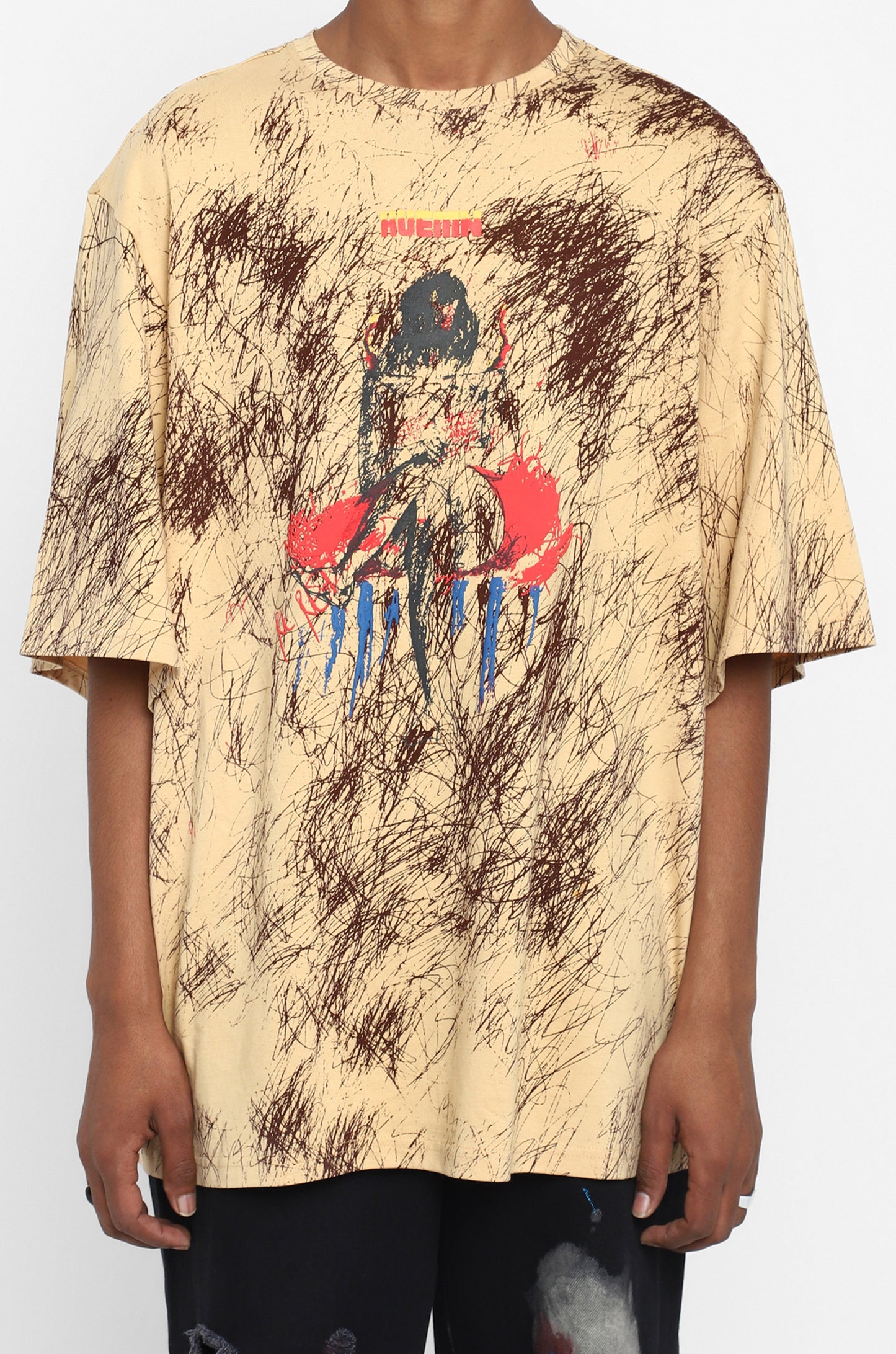 GC-06 T-shirt (Beige) | Huemn at Broadway
