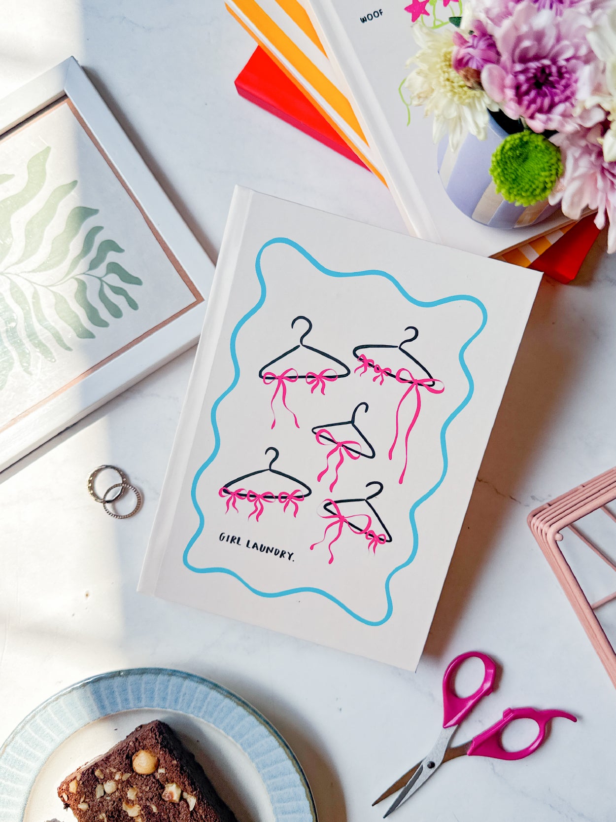Girl Laundry  | A5 Hardcover Notebook | Aligning Dots at Broadway