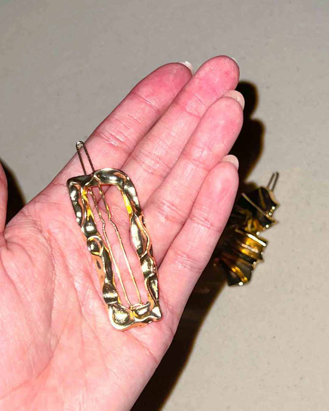 Chic Golden Clips- Set of 2 | Hair Jewellery  | Nish Hair X Evil Eye Jewel