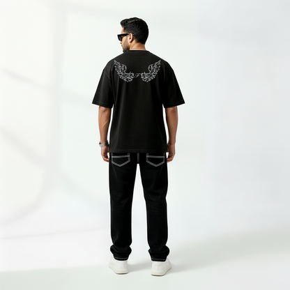 Charcoal Wing Graphic Tee