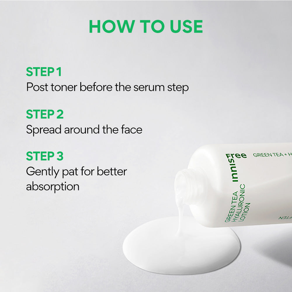Innisfree Green Tea Hyaluronic lotion 170ML