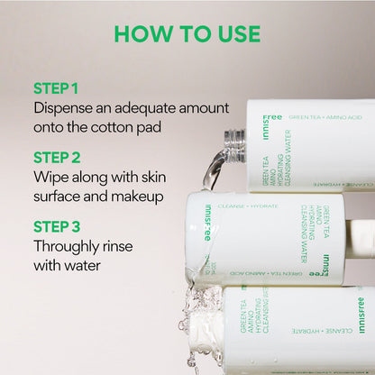 Innisfree  Green Tea Amino Cleansing Water 320GM