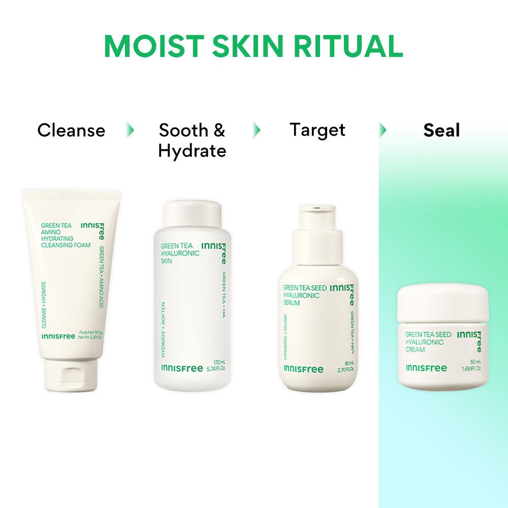 Innisfree Green Tea Seed Hyaluronic Cream 50ml For Soothing Skin