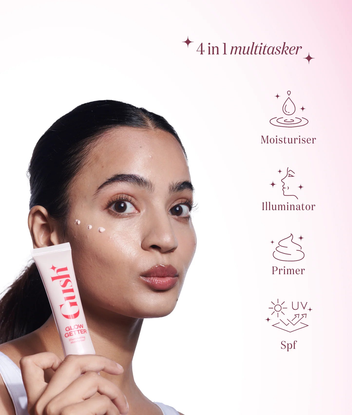 Glow Getter: 4-In-1 Illuminating Moisturizer + Primer + Strobe Cream + SPF