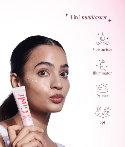 Glow Getter: 4-In-1 Illuminating Moisturizer + Primer + Strobe Cream + SPF