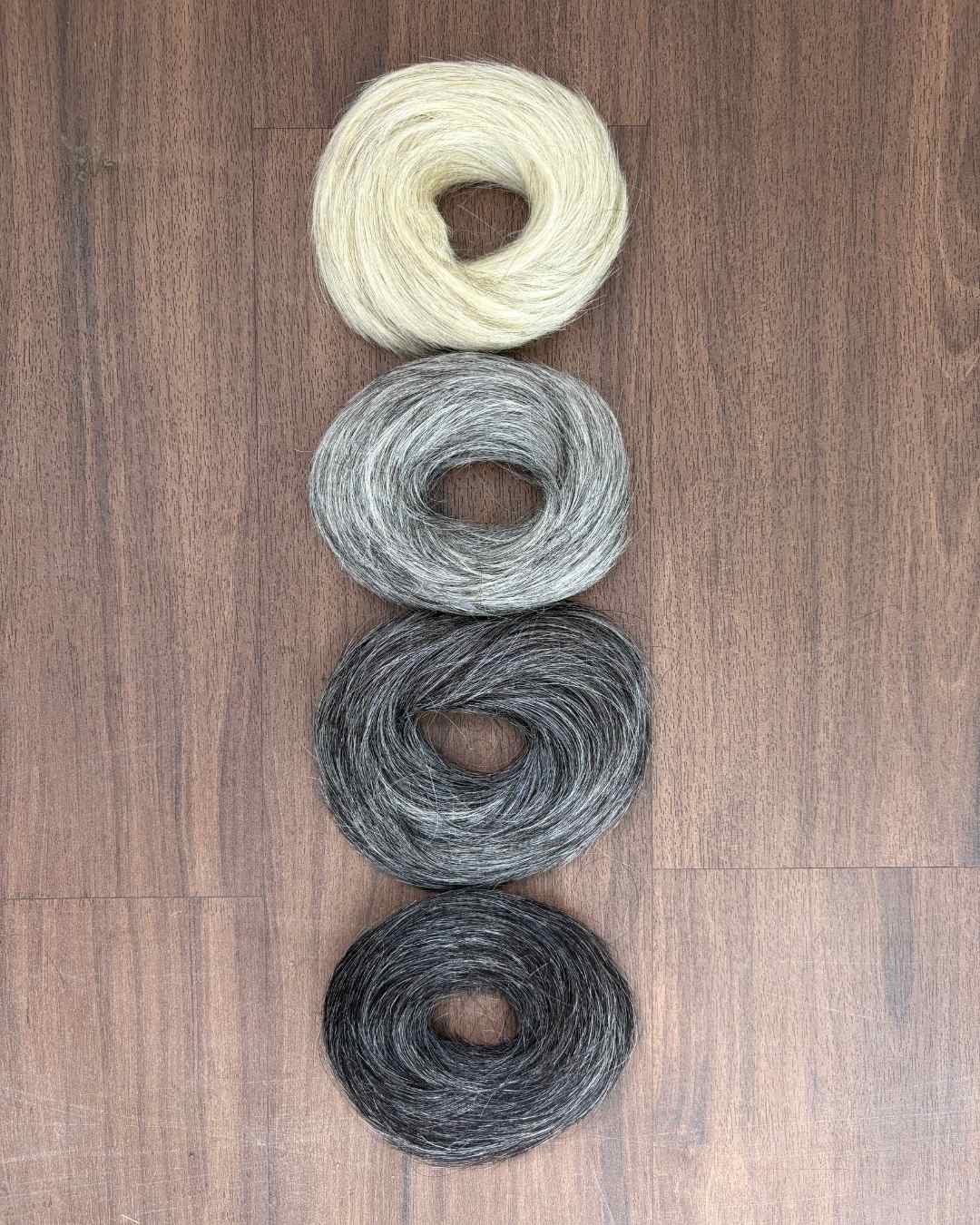 Graceful Grays - Donut Scrunchies | Nish Hair