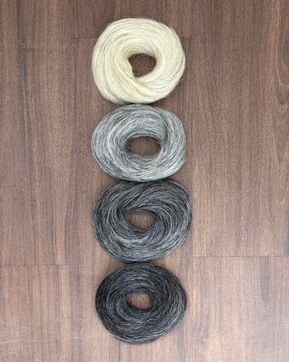 Graceful Grays - Donut Scrunchies | Nish Hair