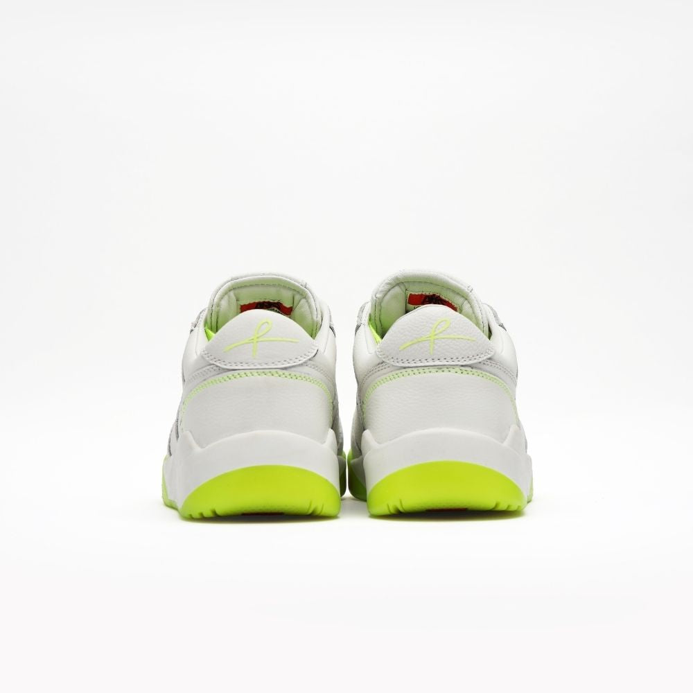 Green Leather Low Top Sneaker